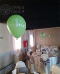 helijumski baloni za stolove